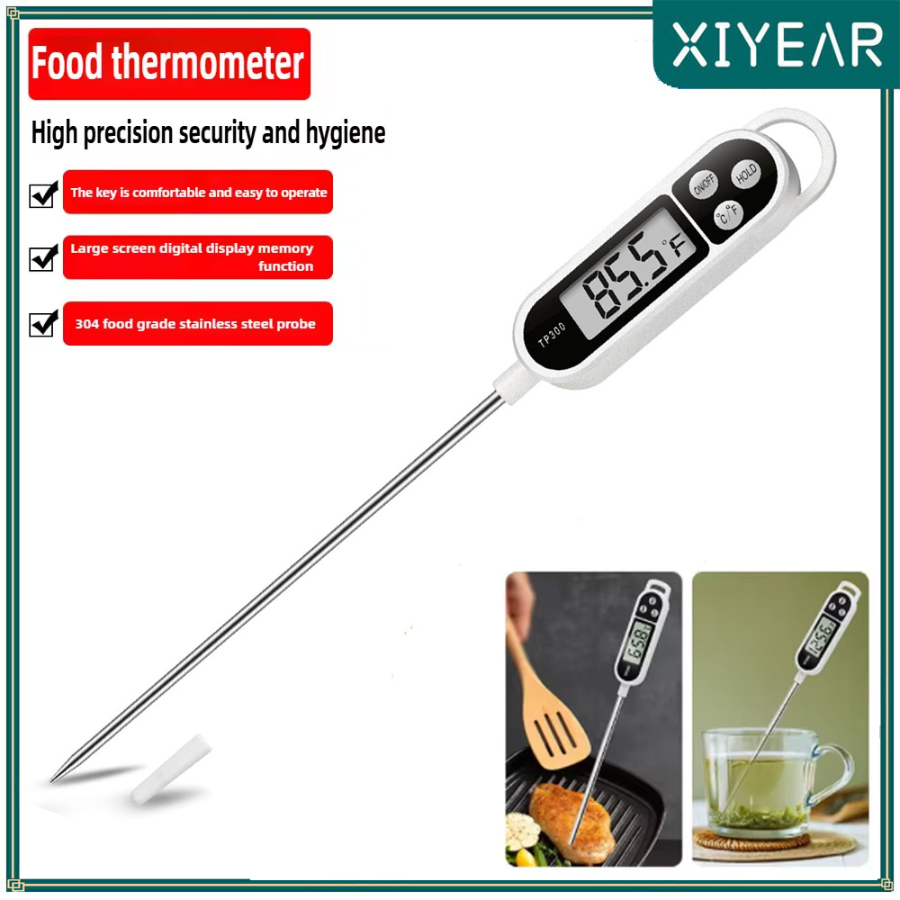 Soap Making Thermometer - เทอร์โมมิเตอร์วัดอุณหภูมิอาหารแบบดิจิตอล 1 ชิ้น สำหรับทำอาหาร ครัว บาร์บีคิว