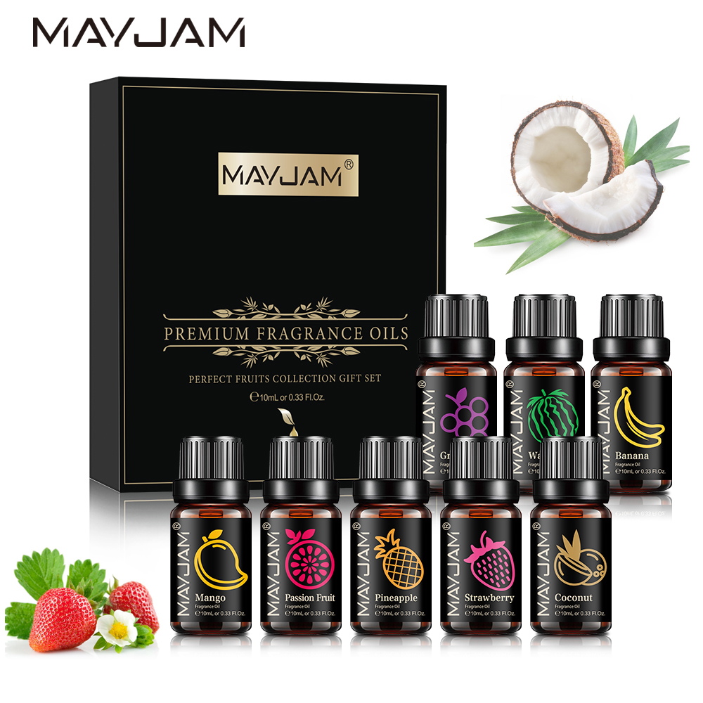 MAYJAM น้ํามันหอมระเหยชุด 8 ชิ - Soap Making Ingredients บทวิจารณ์และราคา