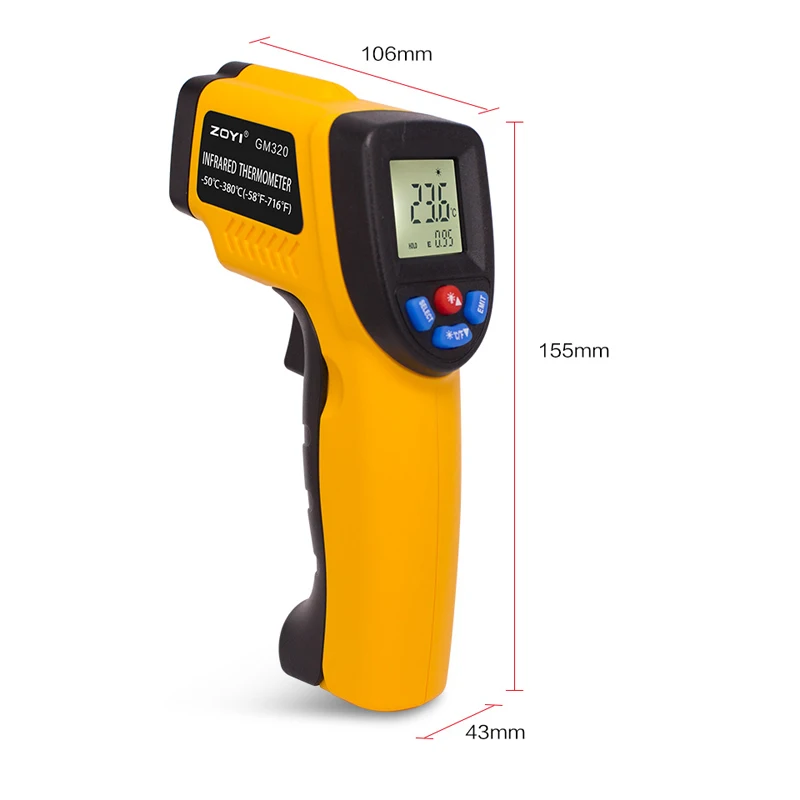 เครื่องวัดอุณหภูมิอินฟราเรดแบบ - Soap Making Thermometer บทวิจารณ์และราคา