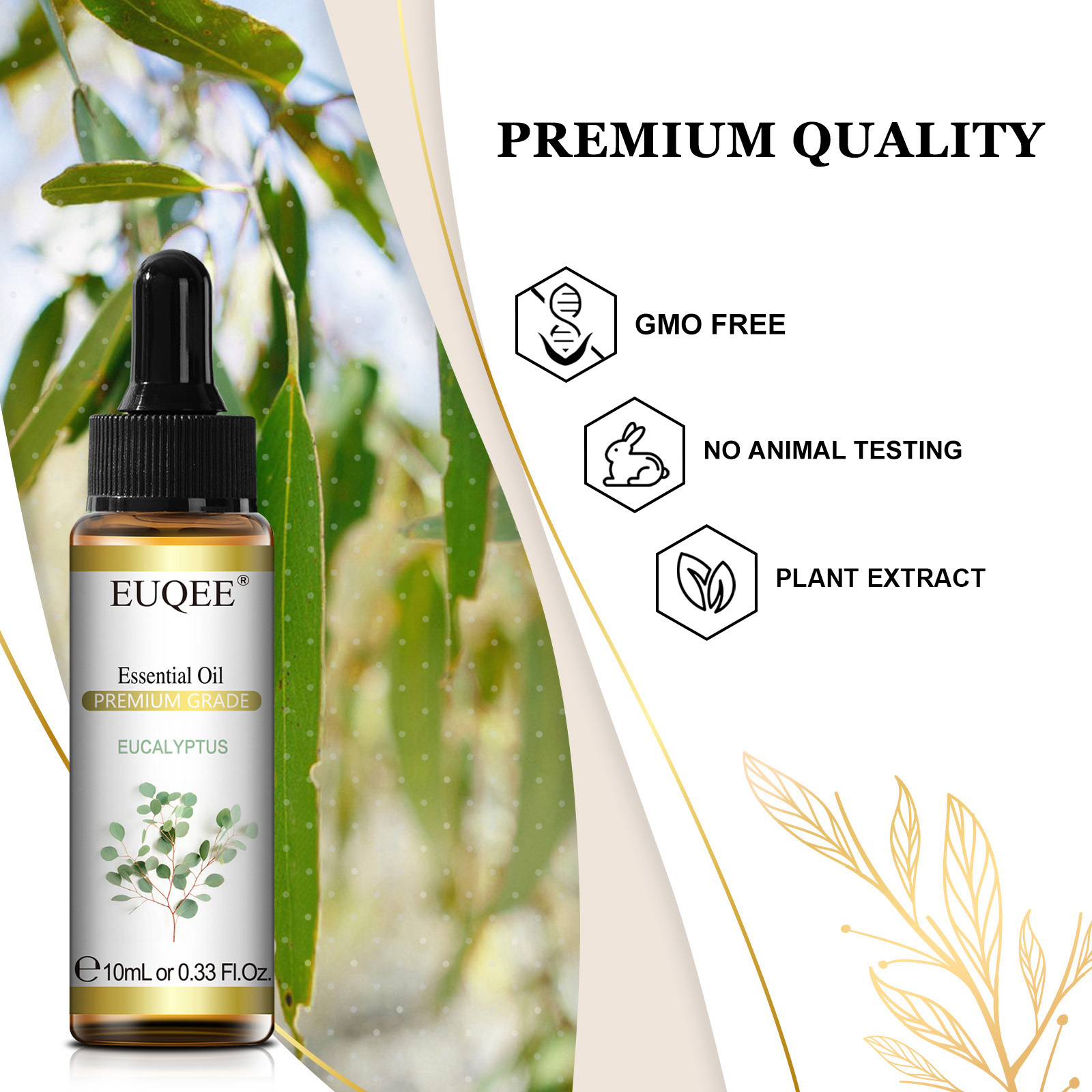 EUQEE 10ML น้ํามันหอมระเหยธรรม - Soap Making Ingredients บทวิจารณ์และราคา
