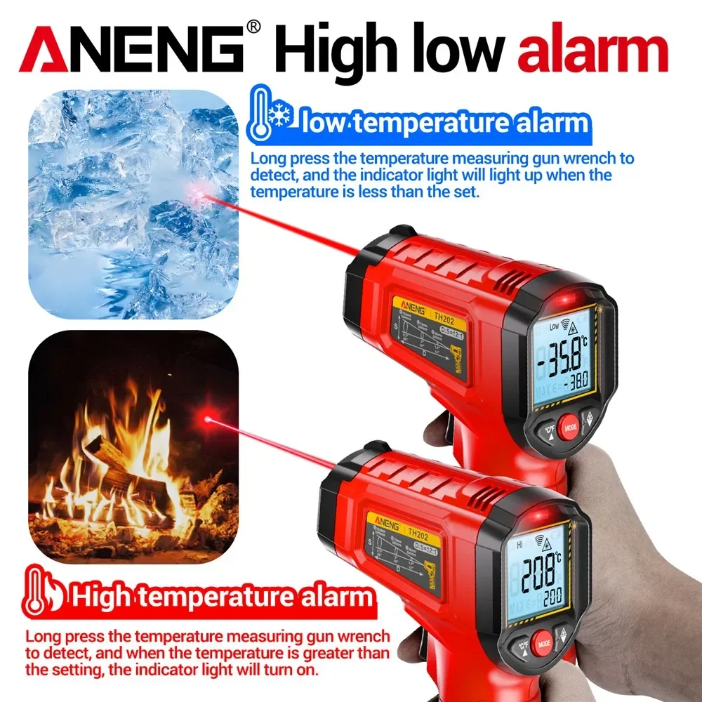 ANENG เครื่องวัดอุณหภูมิอินฟรา - Soap Making Thermometer บทวิจารณ์และราคา