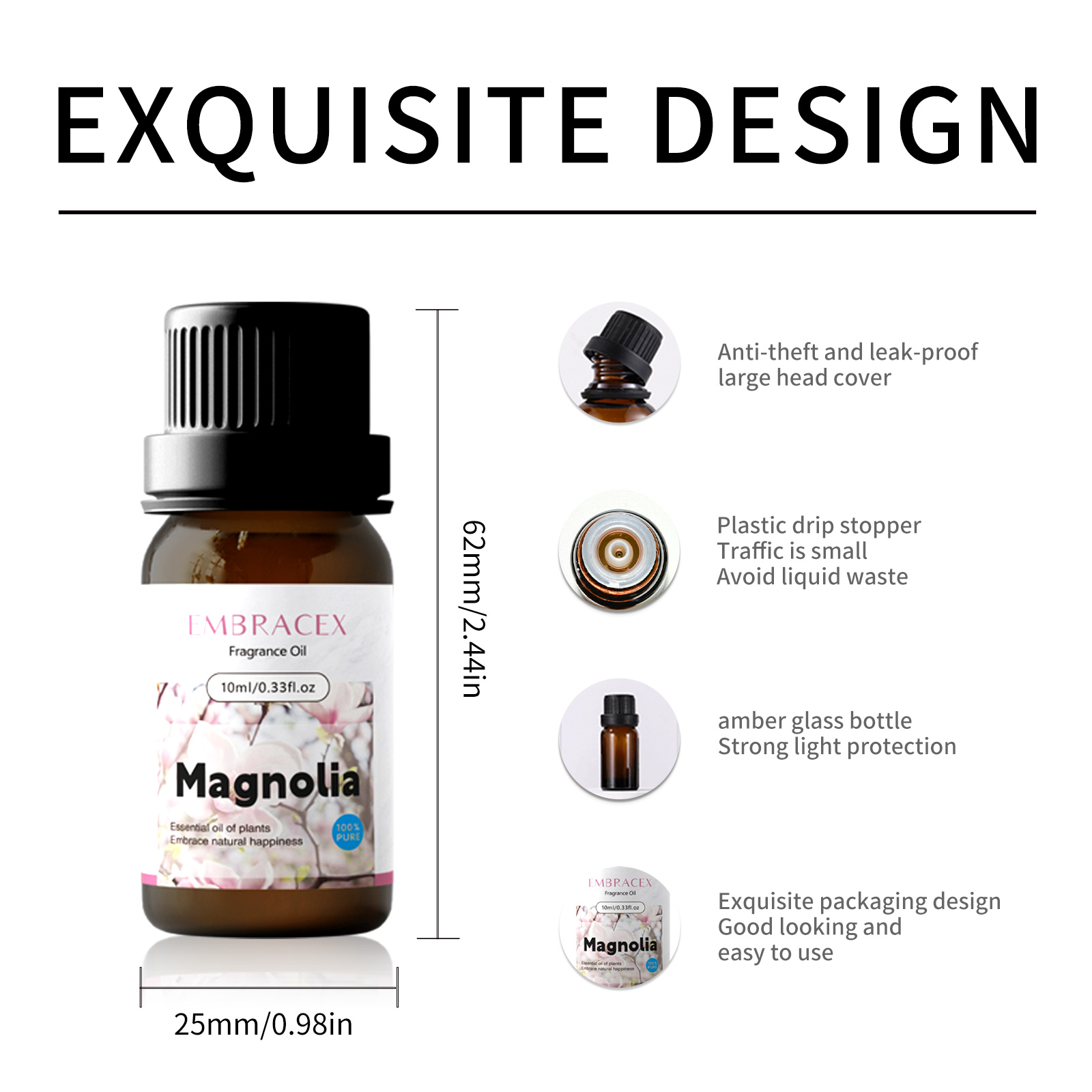 น้ำมันหอมระเหยแมกโนเลีย 10 มล. - Soap Making Ingredients บทวิจารณ์และราคา